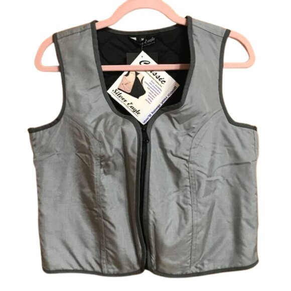 NWT Silver Eagle Women's Gray Classic Cooling Vest Size Medium - Picture 1 of 11